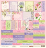 Papier do scrapbookingu jednostronny 30,5 x 30,5 cm IN BLOOM 12 szt. ScrapBerry`s